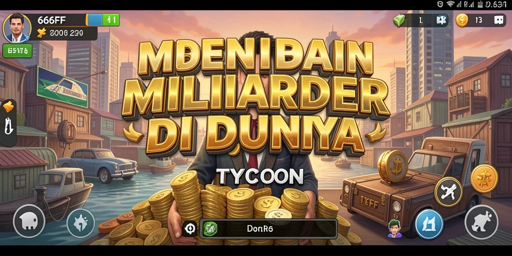 Screenshot gameplay menarik dari 666FF dengan elemen Tycoon.