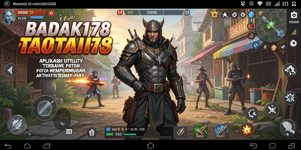 Tampilan aplikasi BADAK178 yang modern dan intuitif.