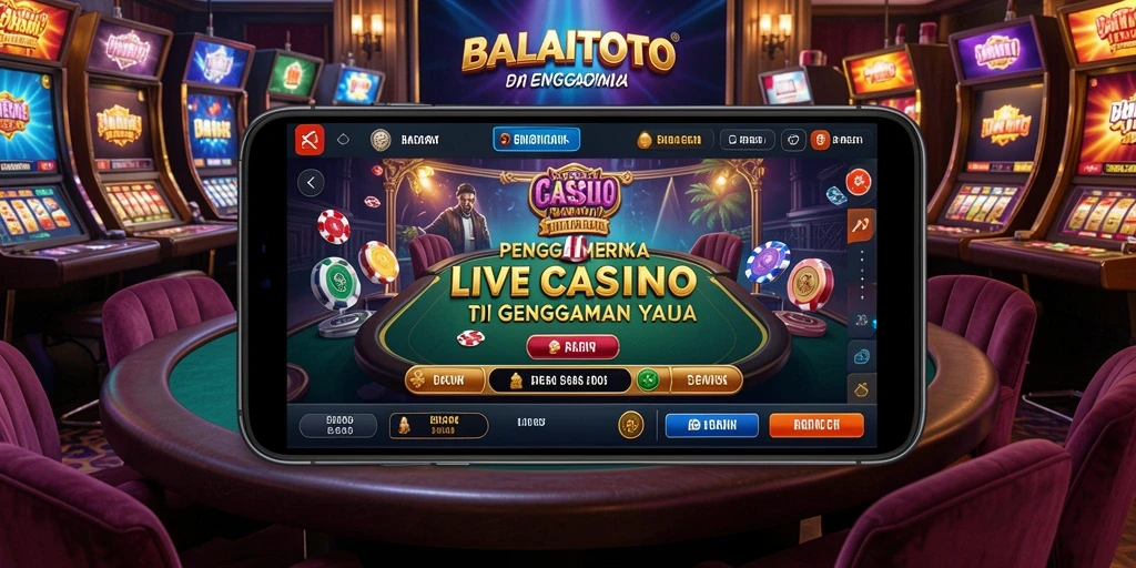 Tampilan gameplay kasino langsung yang menarik dan interaktif.