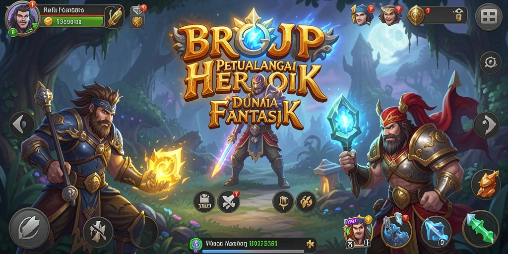 Tangkapan layar utama menunjukkan pertempuran seru dalam <strong>BROJP</strong>.