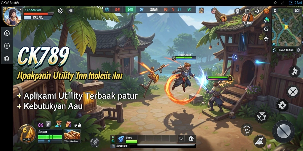 Tampilan antarmuka CK789 yang sederhana dan fungsional.