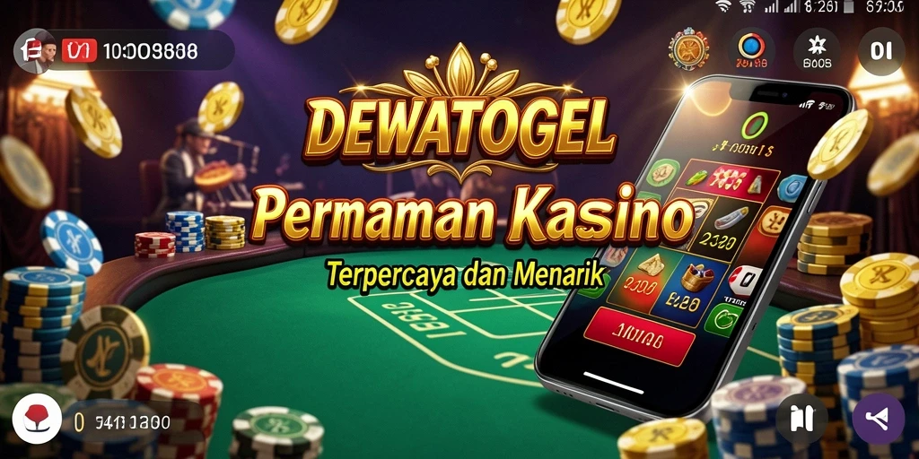 Screenshot DEWATOGEL yang menunjukkan gameplay menarik permainan Kasino.