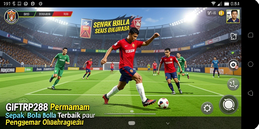 Tangkapan layar dari gameplay <strong>GIFTRP288</strong> yang penuh aksi dan strategi sepak bola.
