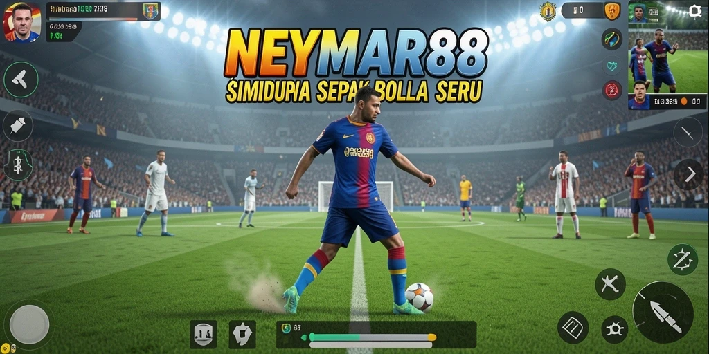 Tampilan menarik dari gameplay <strong>NEYMAR88</strong> yang menampilkan aksi di lapangan.