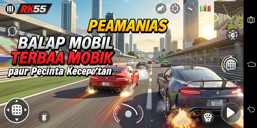 Tampilan gameplay RK55 yang seru dan mengasyikkan.