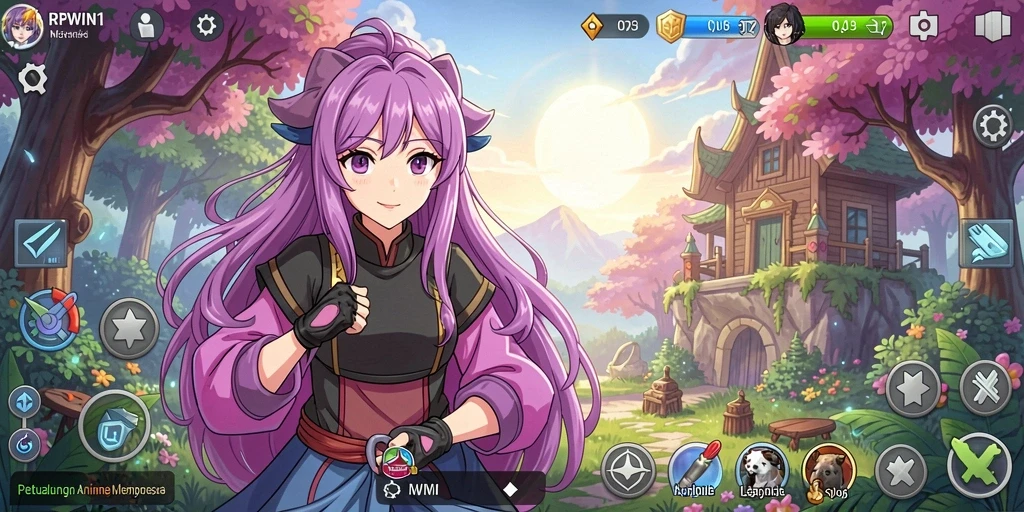 Tangkapan layar gameplay menarik dari RPWIN1 yang menampilkan petualangan epic.