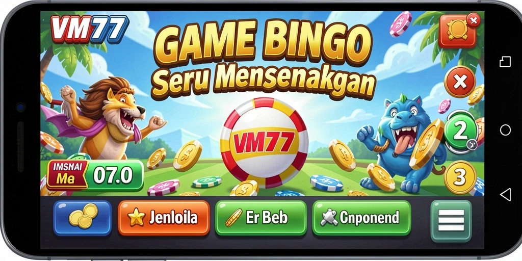 Tampilan gameplay Bingo yang seru di VM777.